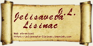 Jelisaveta Lisinac vizit kartica